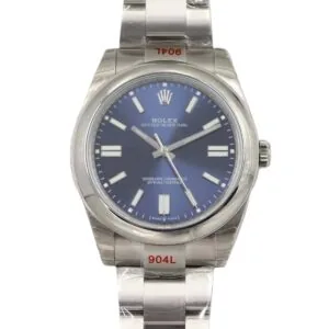 Oyster Perpetual 41mm quadrante blu brillante 114300