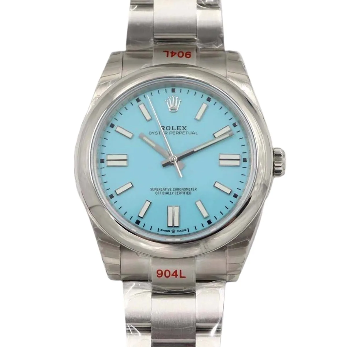 Oyster Perpetual 41mm türkisblaues Zifferblatt 114300