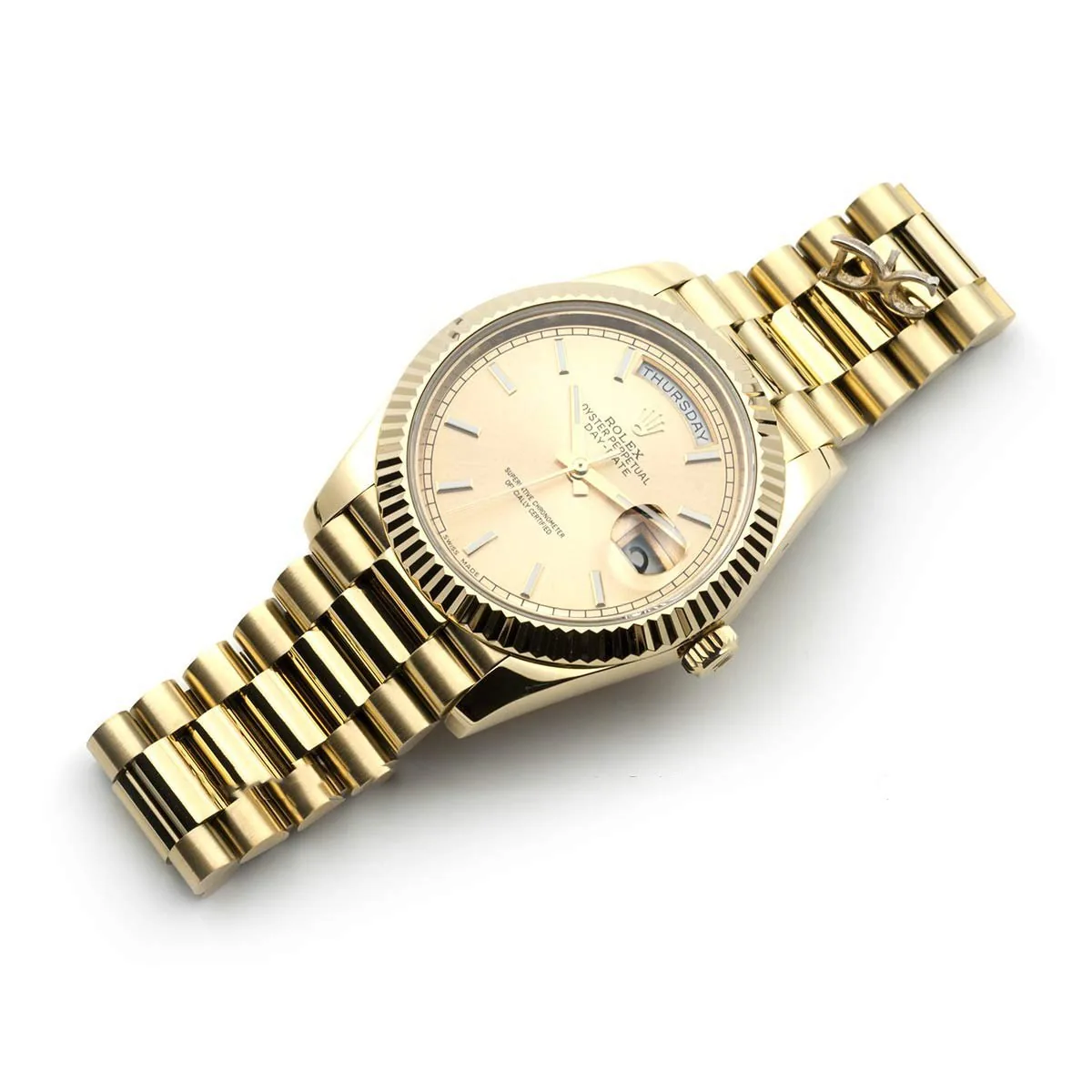 Day-Date 40 228238 champagnerfarbenes Zifferblatt in Gelbgold – Bild 2