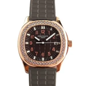 Aquanaut Luce 5068R-001 esfera marrón en oro rosa