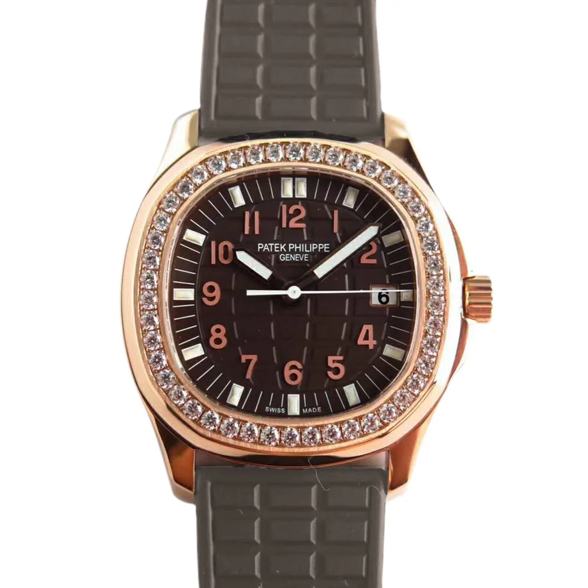 Aquanaut Luce 5068R-001 braunes Zifferblatt in Roségold