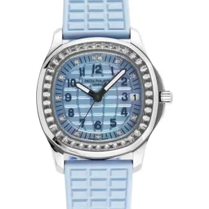 Aquanaut Luce 5072G-001 Blue MOP Dial in Grey Gold