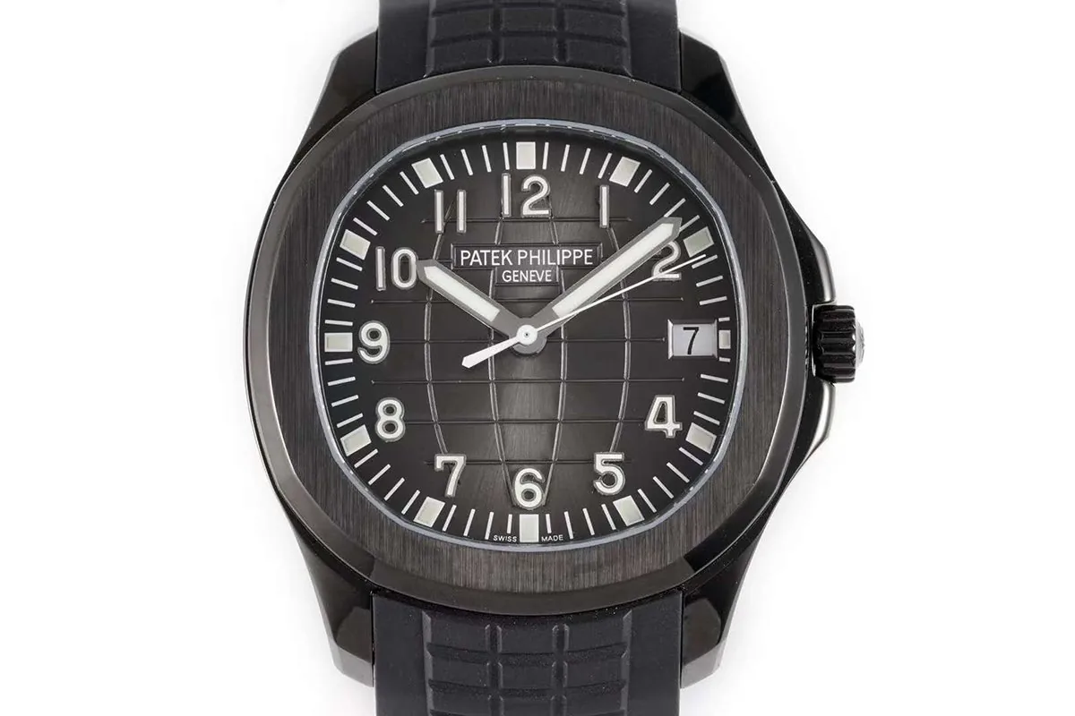 Aquanaut 5167A ‘Black Venom Limited Edition’ schwarzes Zifferblatt am schwarzen Kautschukarmband – Bild 9