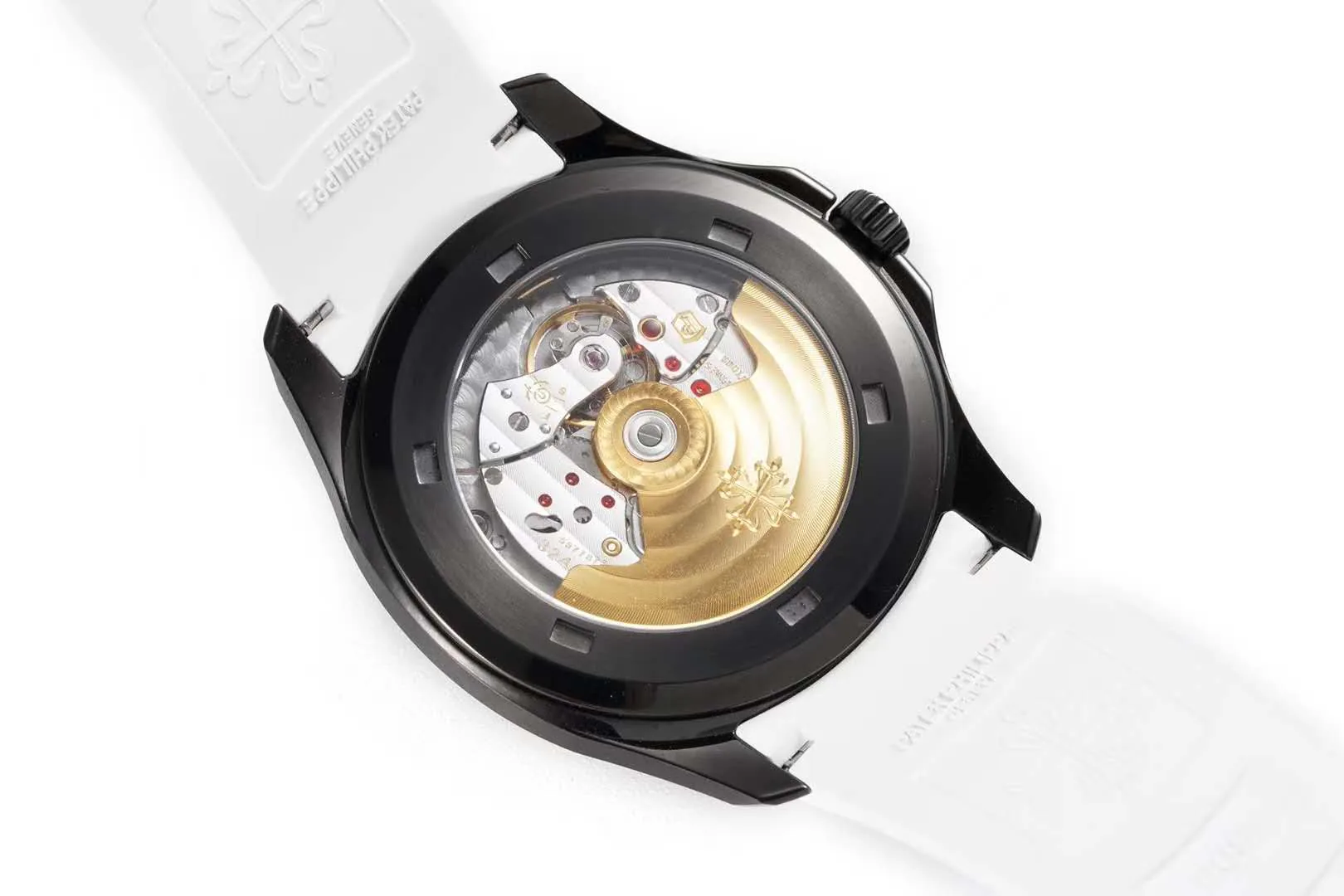 Aquanaut 5167A ‘Black Venom Limited Edition’ Black Dial on White Rubber Strap - Image 8