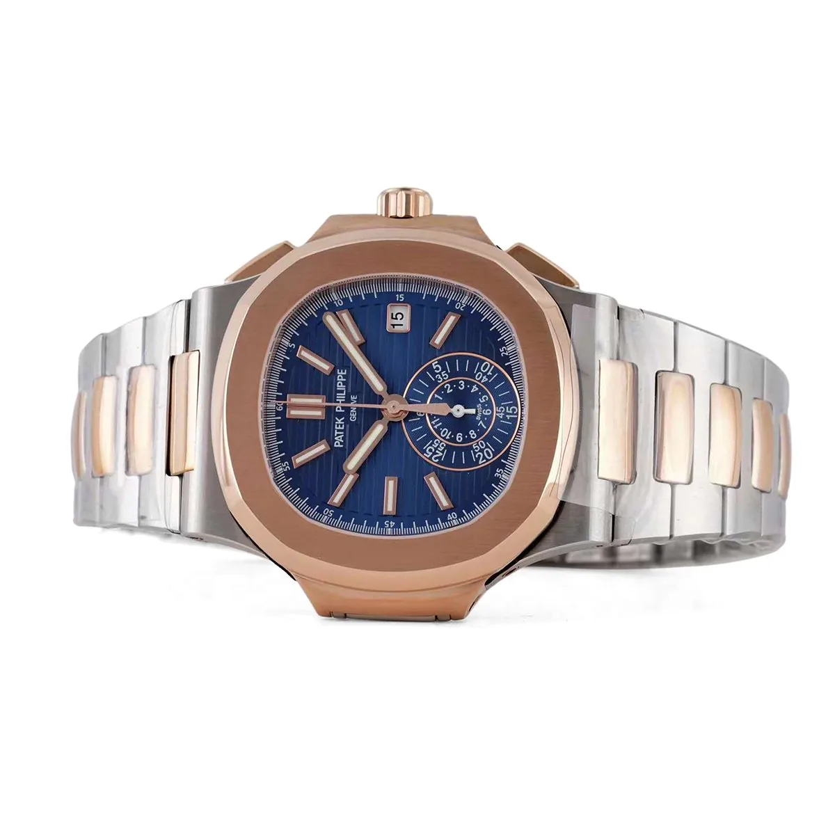 Nautilus cronografo 5980/1AR in acciaio e oro rosa - immagine 4