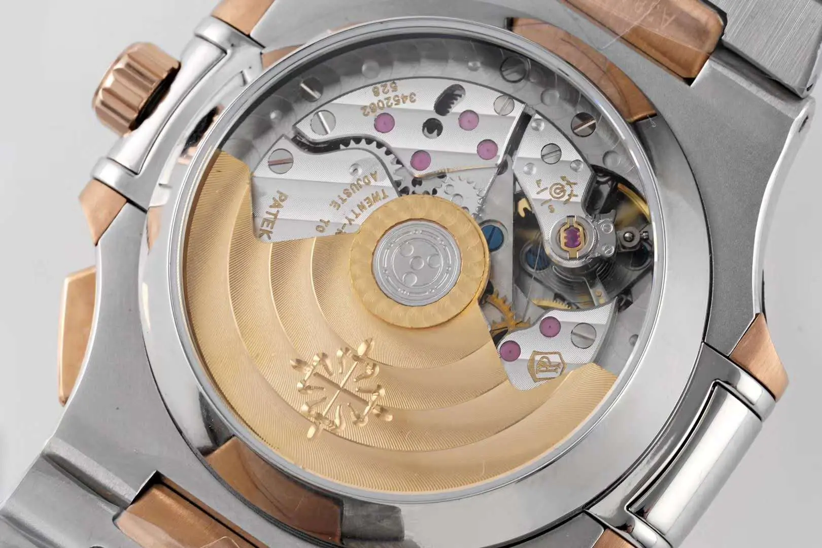 Nautilus cronografo 5980/1AR in acciaio e oro rosa - immagine 6