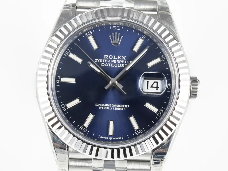 Datejust 36mm 126334 VSF cadran bleu index bâtons en or blanc – Image 8