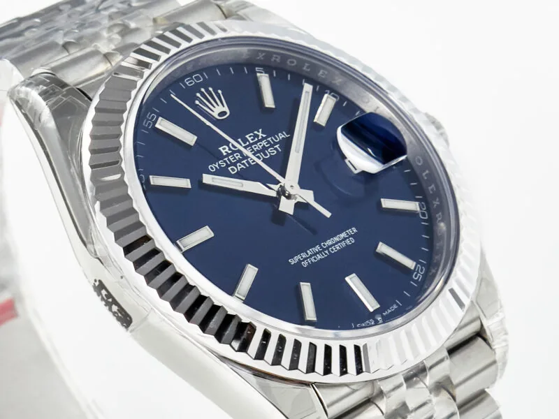 Datejust 36mm 126334 VSF cadran bleu index bâtons en or blanc – Image 5