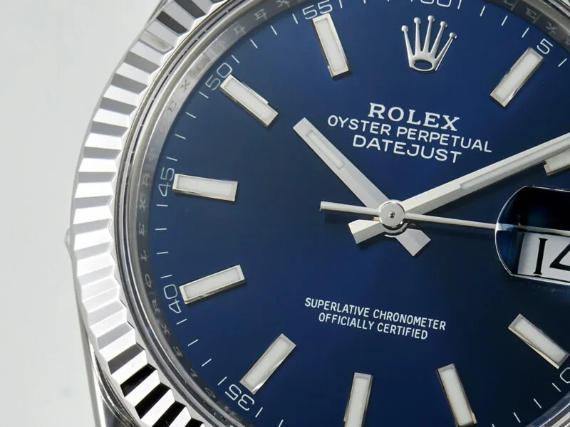 Datejust 36mm 126334 VSF cadran bleu index bâtons en or blanc – Image 10