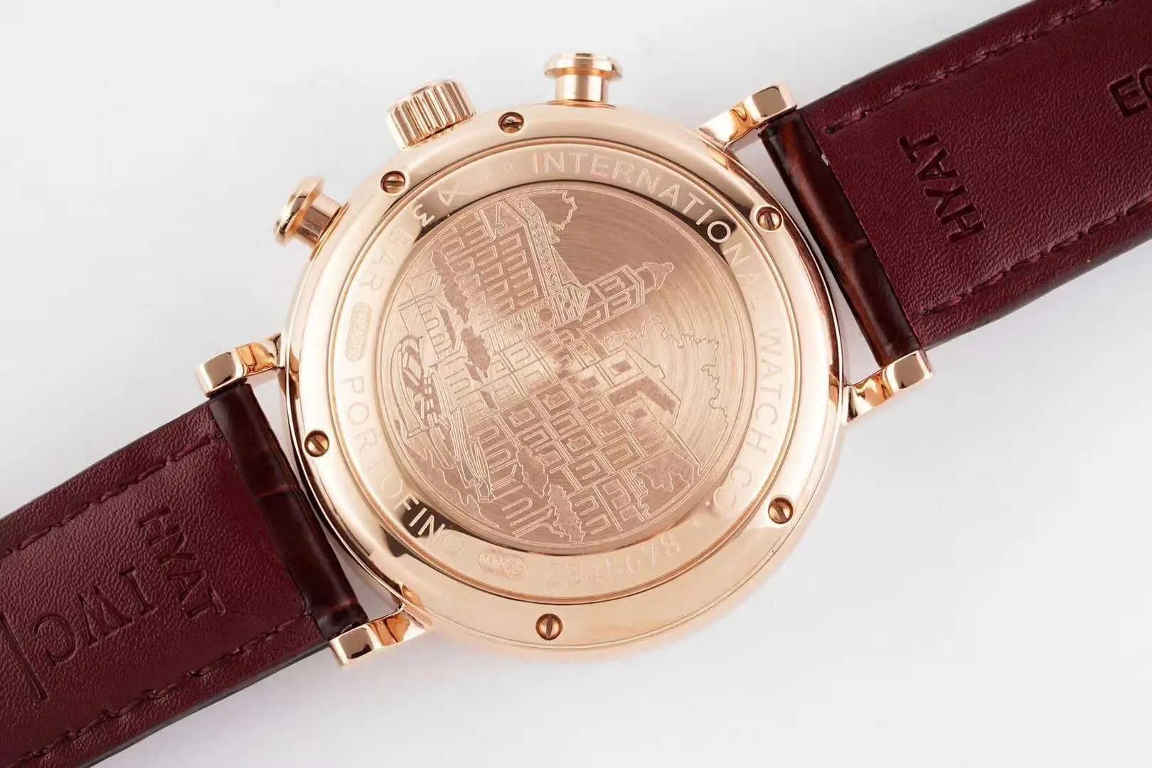 Portofino Chronograph IW391025 Edition “150 Years” White Dial in Rose Gold - Image 9