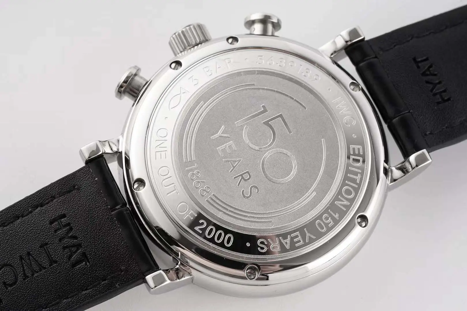 Portofino Chronograph IW391024 Edition „150 Years“ weißes Zifferblatt in Stahl – Bild 5
