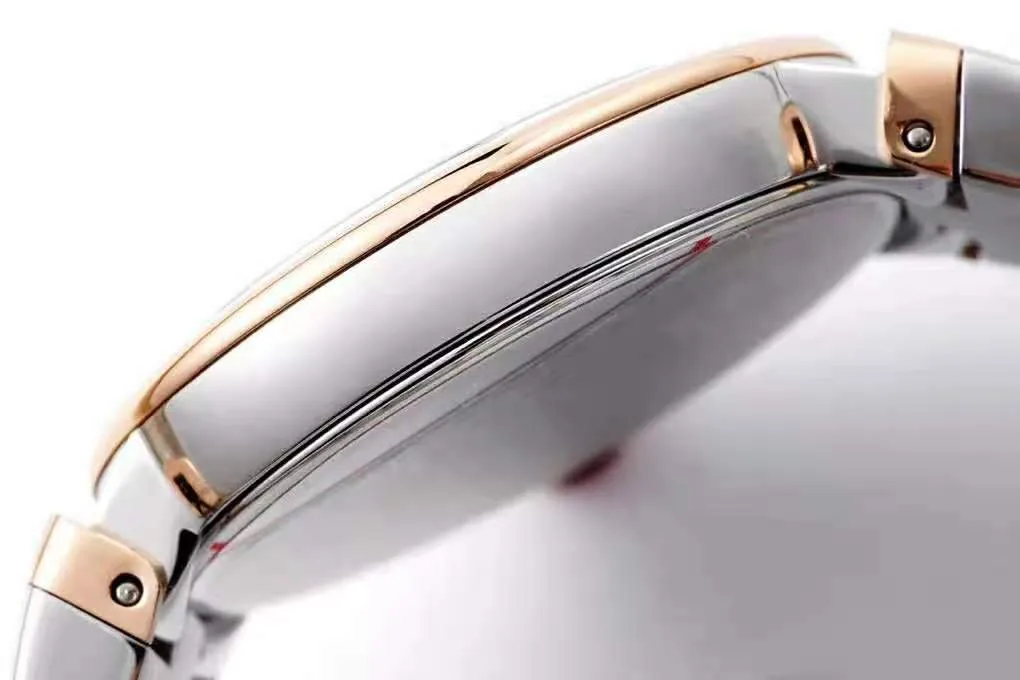 Lvcea quadrante argento in oro rosa/acciaio - immagine 9
