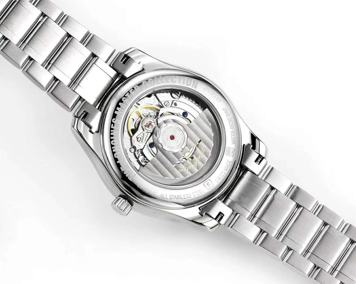 Master Collection Moonphrase White Dial on Bracelet - Image 9