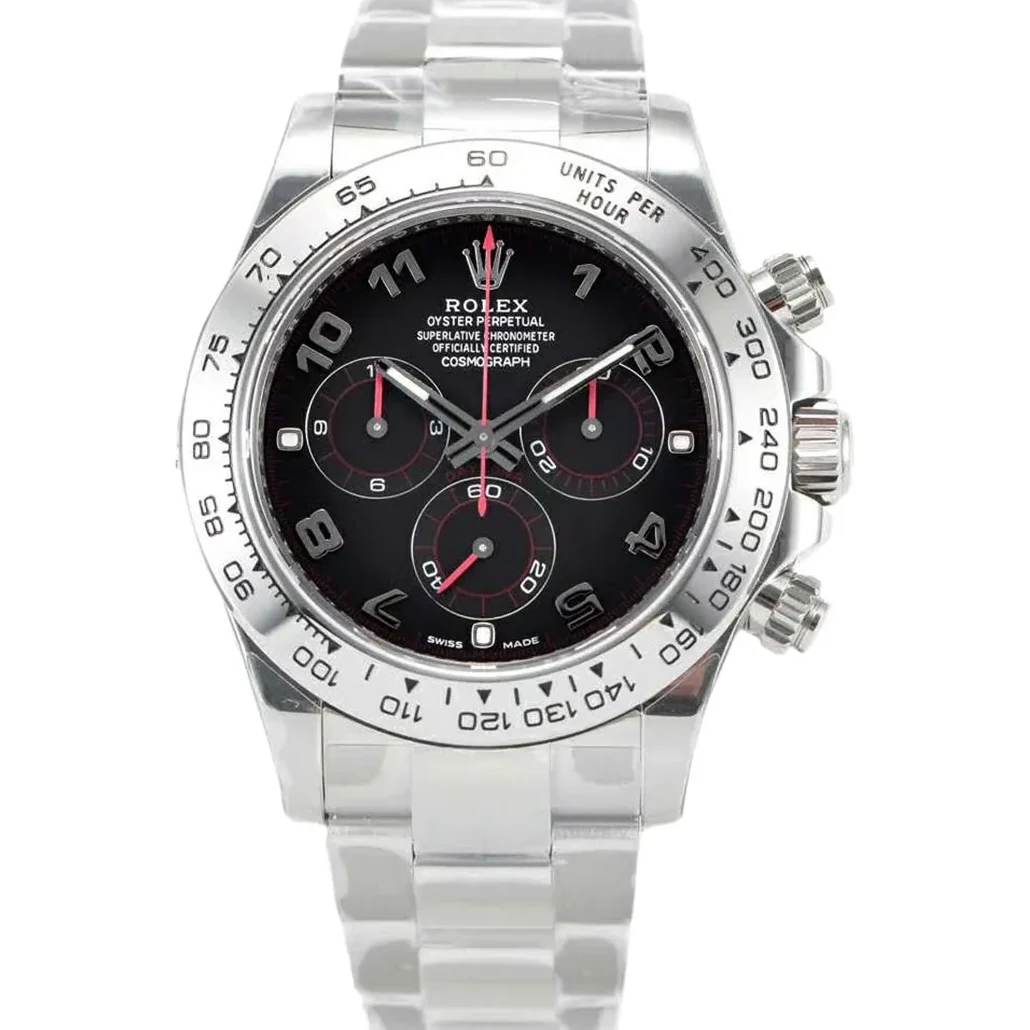 Daytona 116509 Black Dial in White Gold