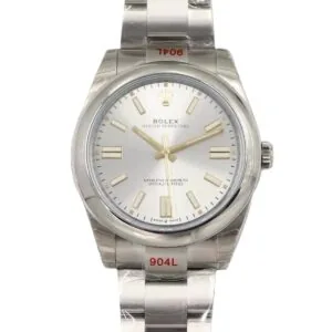 Oyster Perpetual 41mm cadran argenté 114300