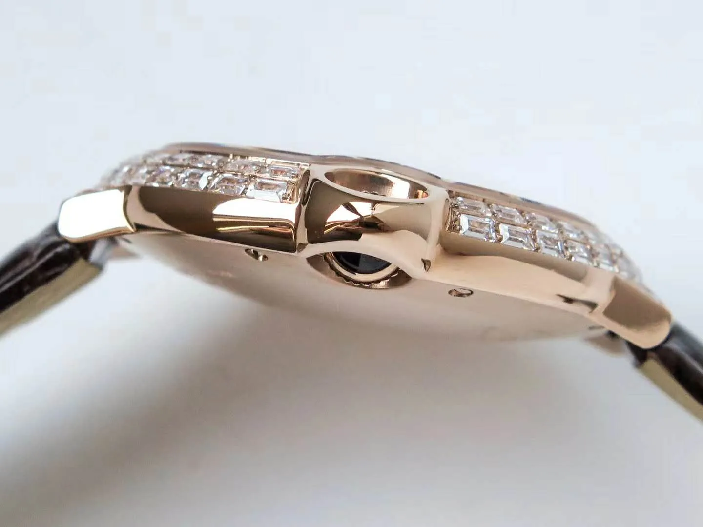 Ballon Bleu de Cartier 42mm esfera blanca con diamantes en oro rosa - Imagen 7