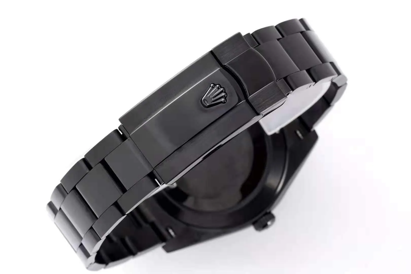 Datejust 41 Blue Dial with Diamond Markers in PVD Black - Image 9