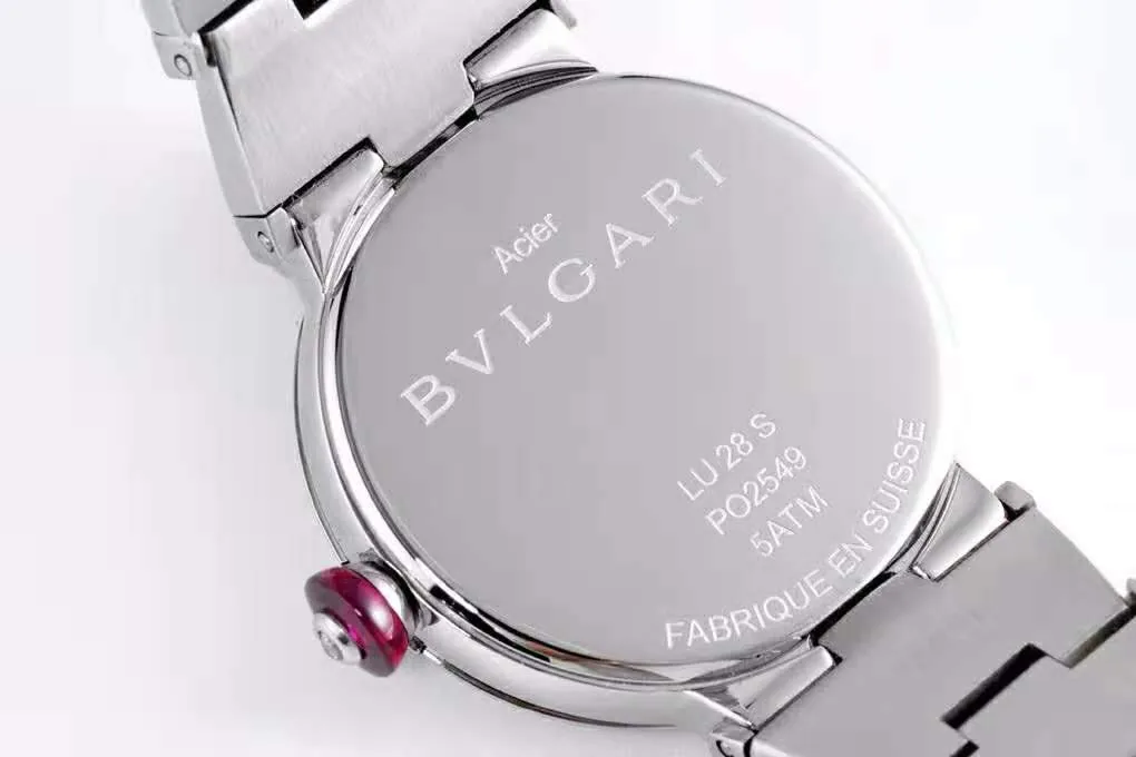 Lvcea graues Zifferblatt in Stahl mit Diamantlünette – Bild 9