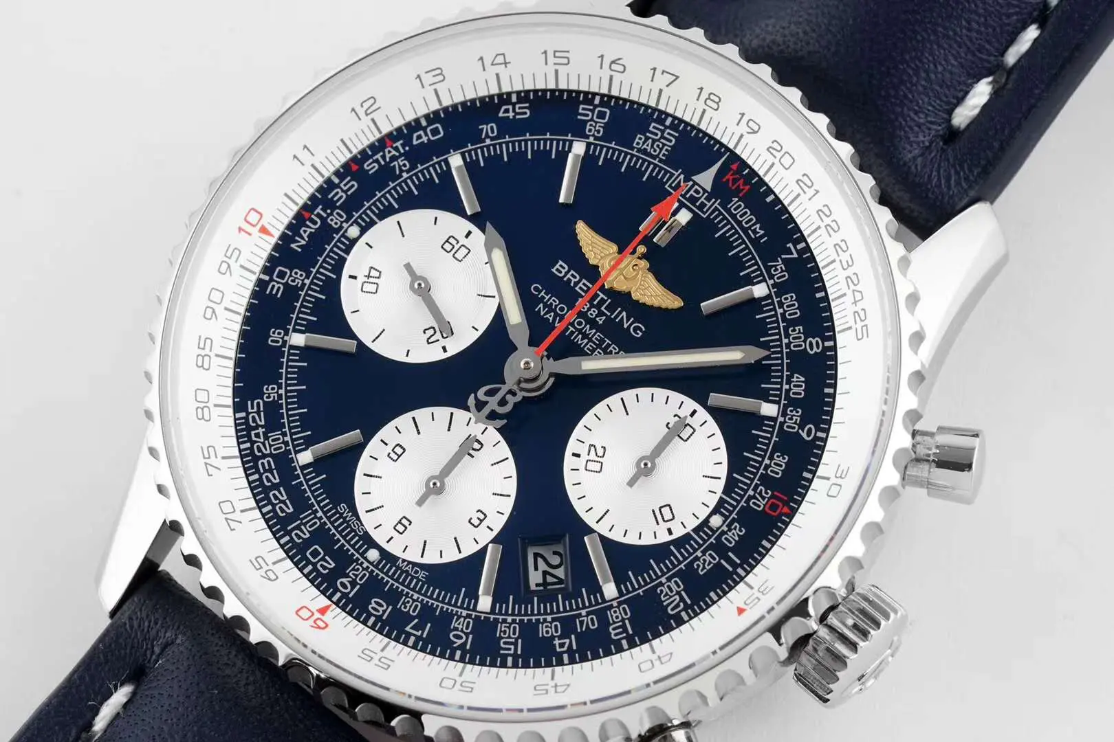 Navitimer 01 Chronograph esfera azul en acero - Imagen 3