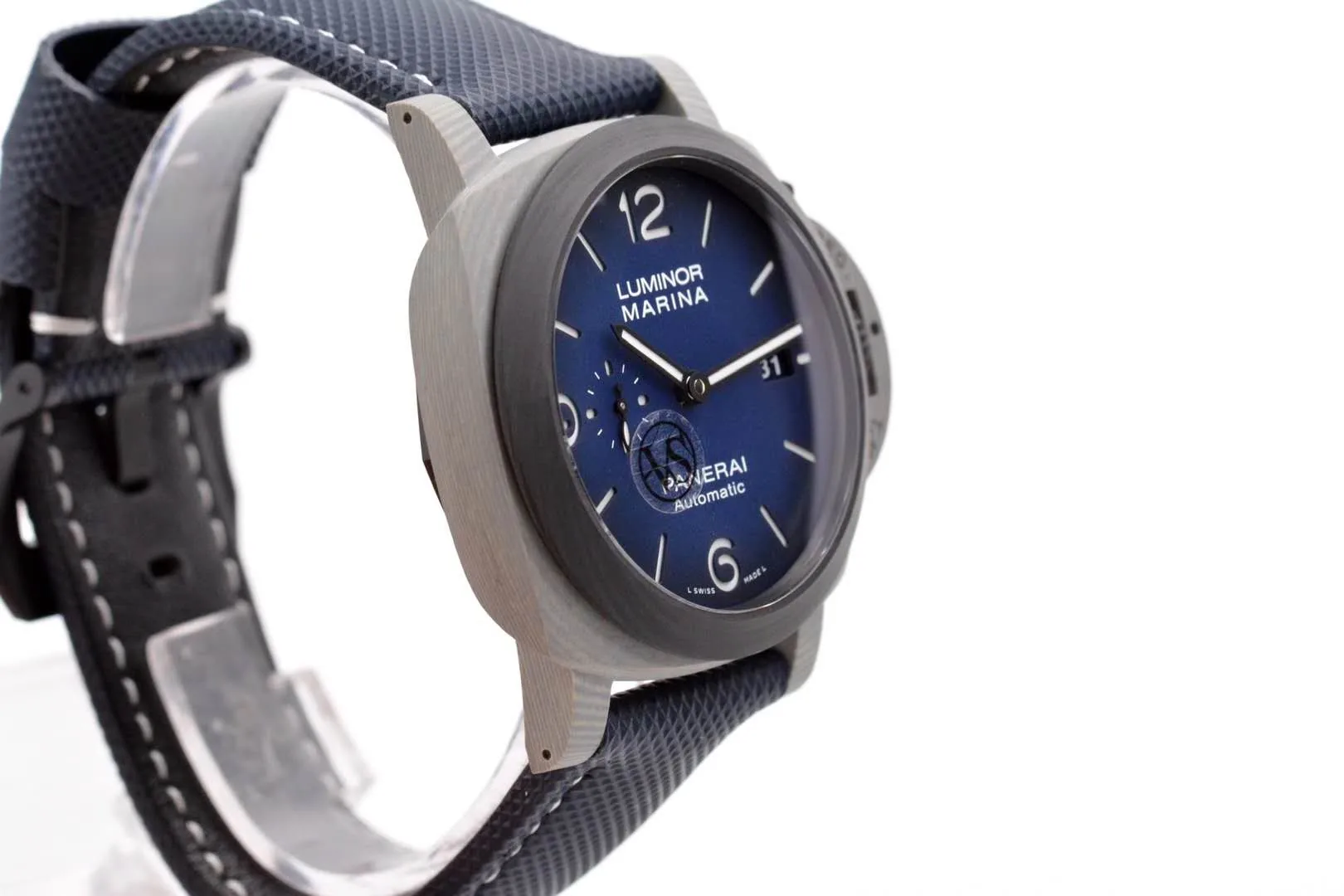 PAM1663 Lumminor Marina Fibratech™ Vulcano Blu 44mm - Image 7