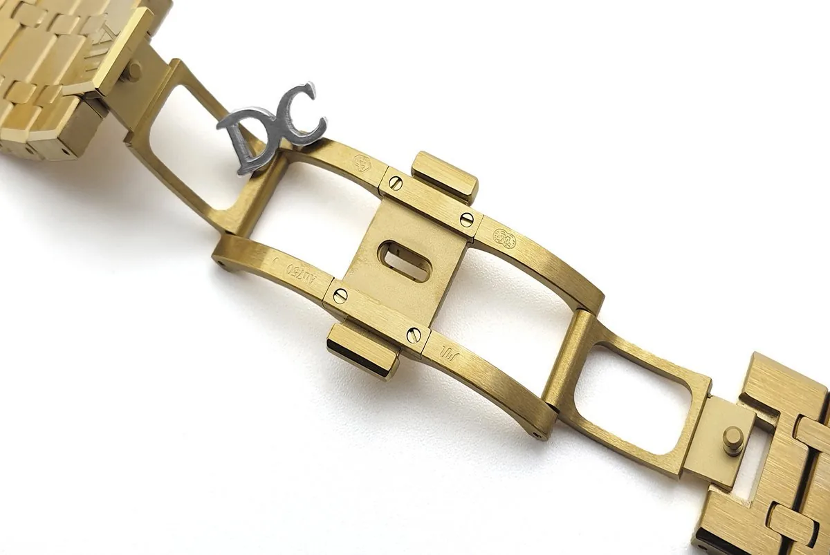 Royal Oak chronographe automatique cadran bleu/or en or jaune – Image 5