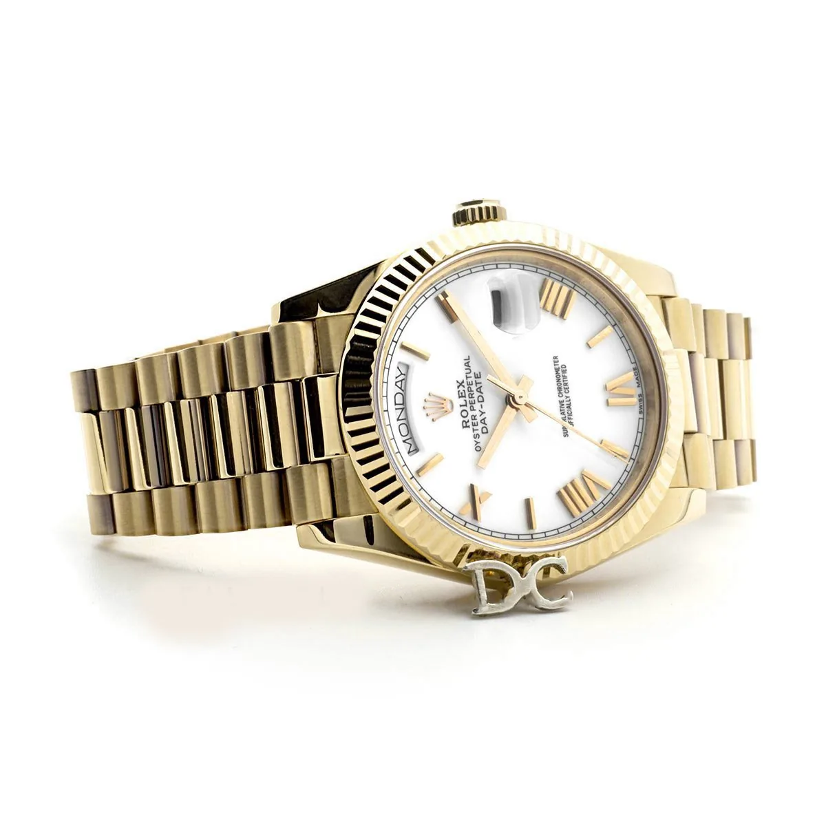 Day-Date 40 228238 quadrante bianco in oro giallo - immagine 7
