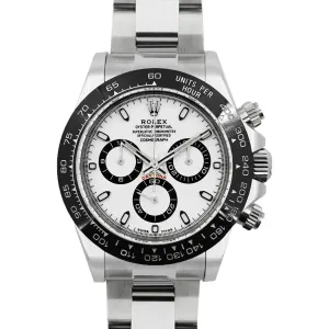 Daytona 116500LN White Dial in Steel