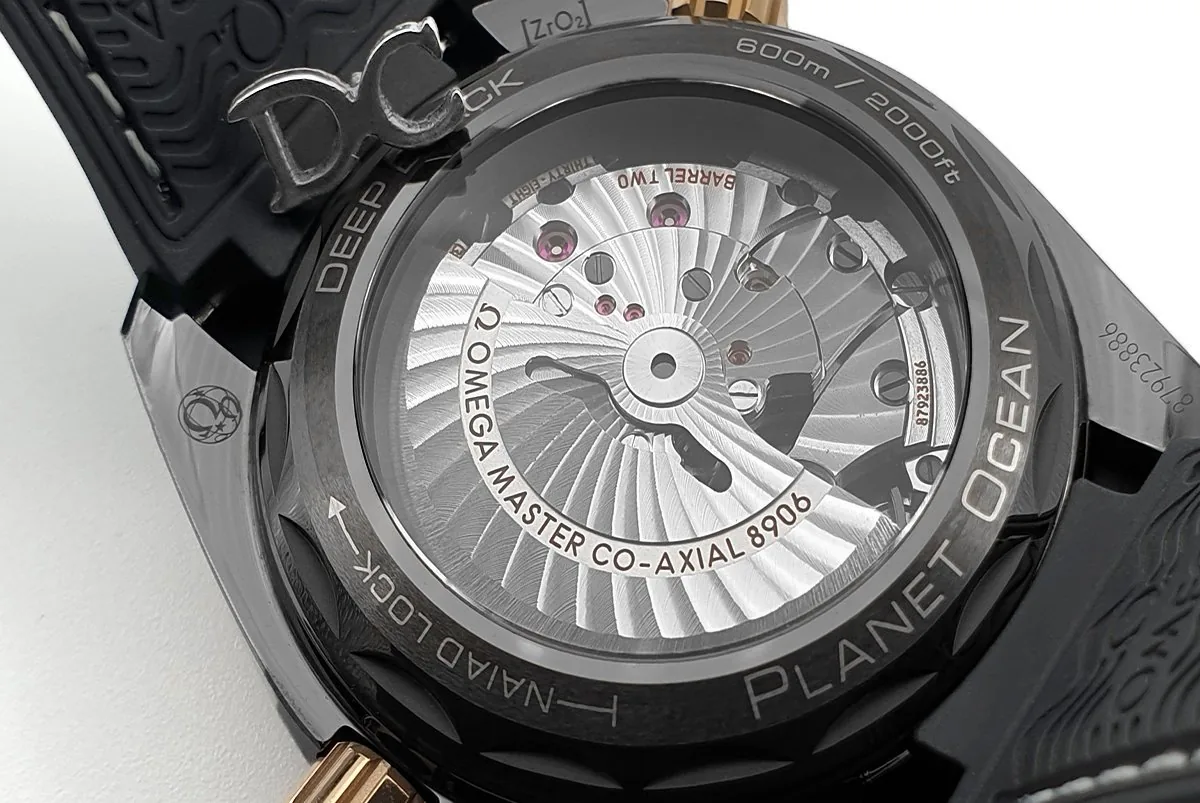 Seamaster Planet Ocean GMT “Deep Black” Gold Ceramic - Image 8