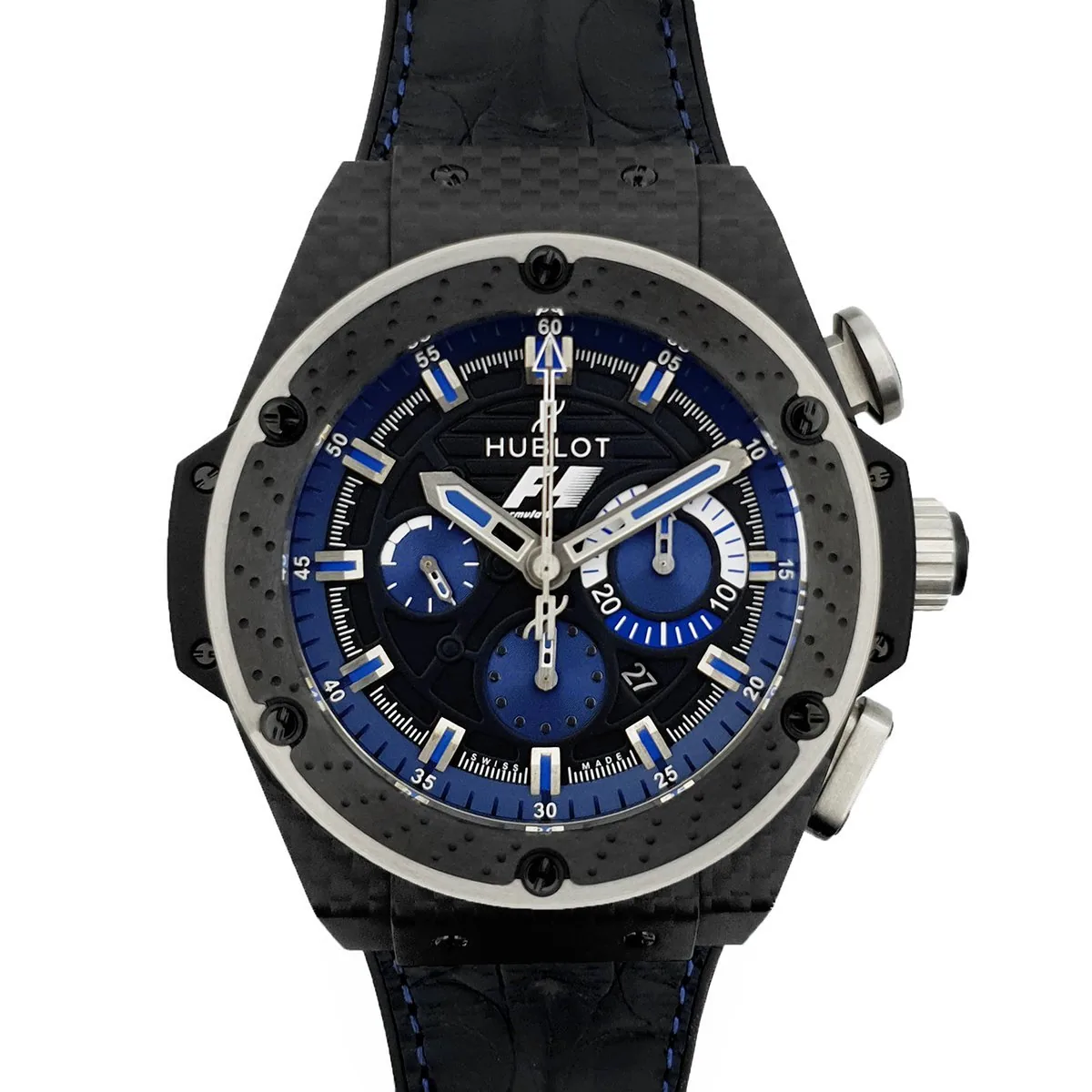 King Power F1 Interlagos mattschwarzes Zifferblatt Chronograph
