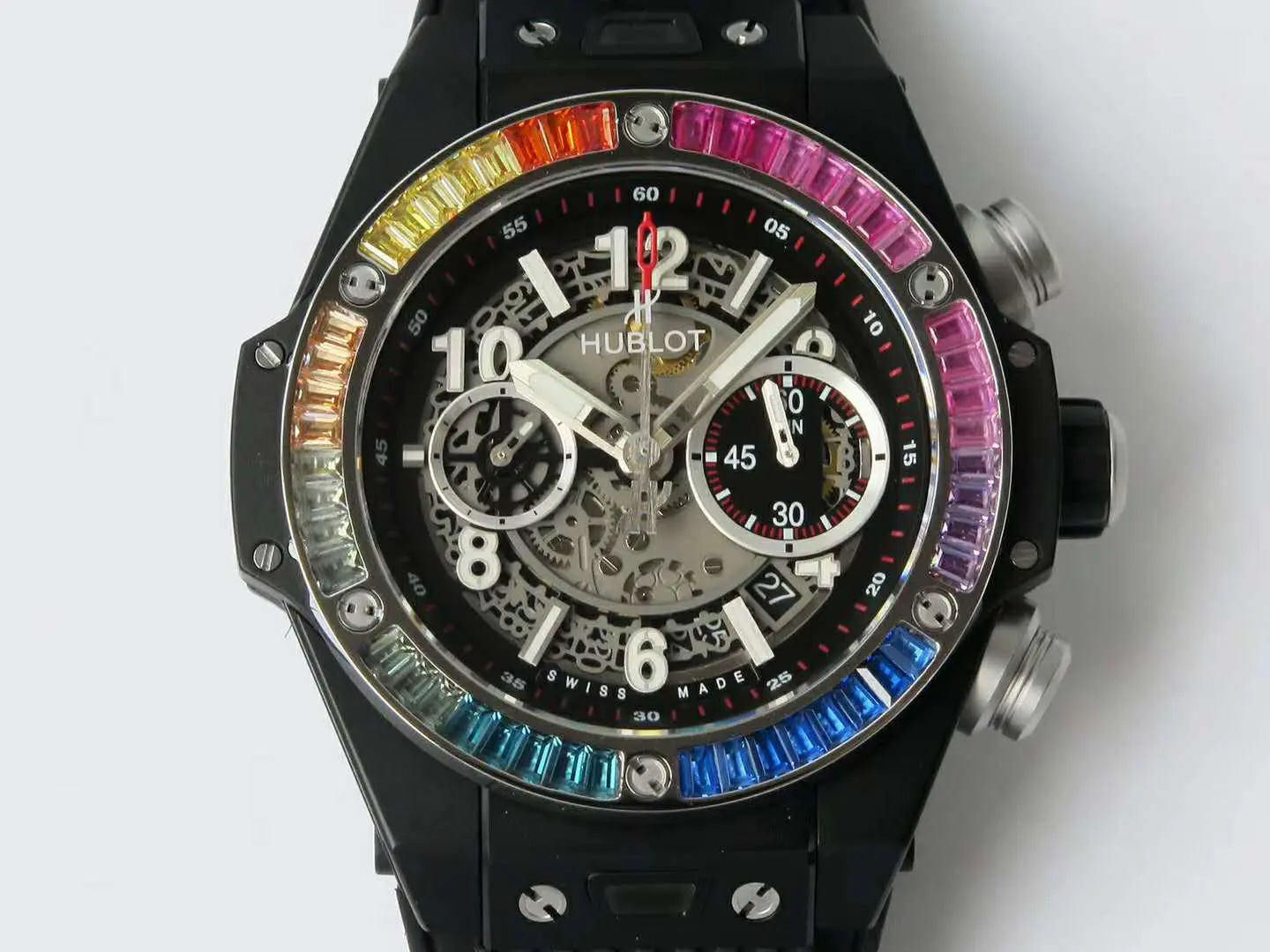 Big Bang Unico Black Magic with Rainbow Diamonds - Image 2