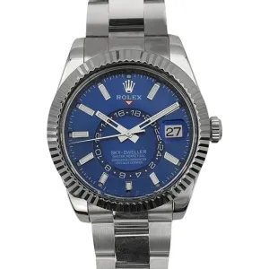 Sky-Dweller 326934 Blue Dial in White Gold