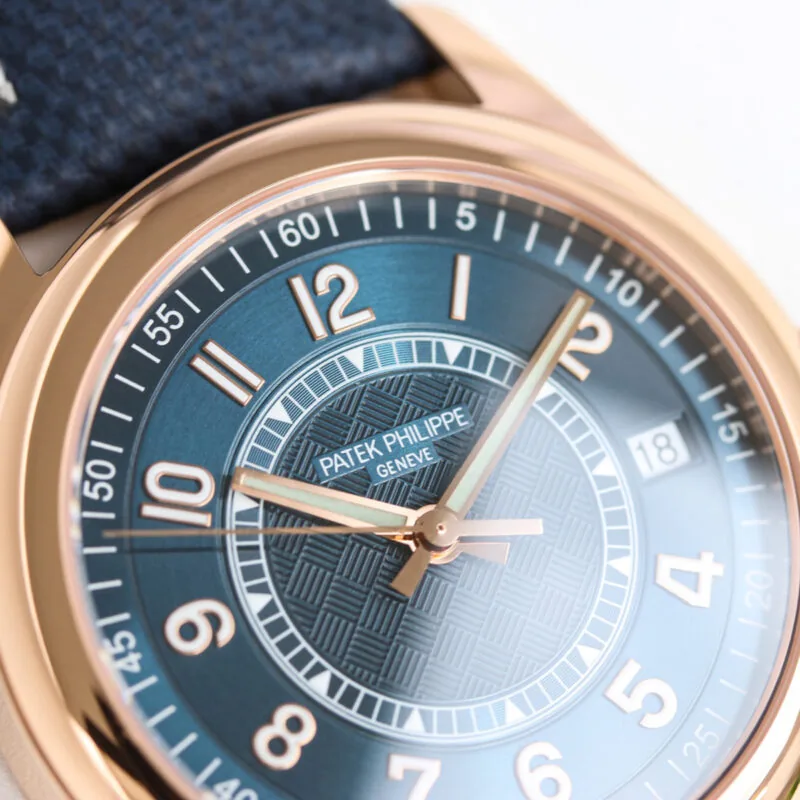 Calatrava 6007 cadran bleu en or rose – Image 3