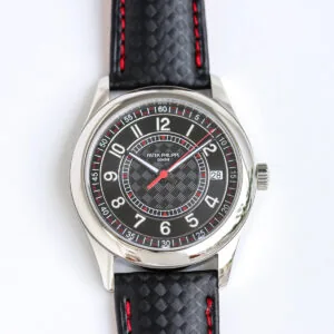Calatrava 6007G-001 cadran noir rouge en or blanc