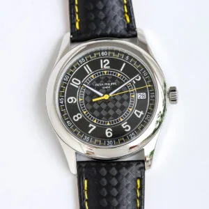 Calatrava 6007G-001 cadran noir jaune en or blanc