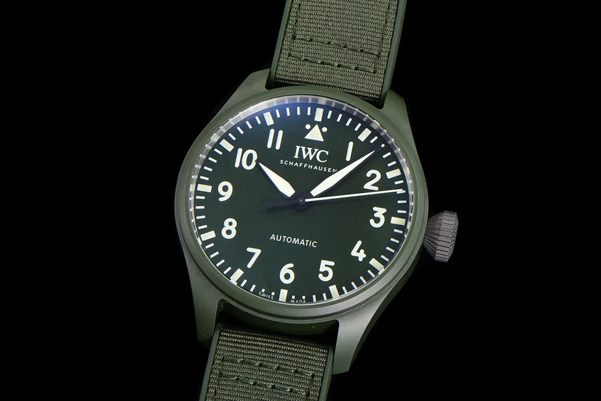 Big Pilot’s Watch 43 IW329802 Top Gun Edition Woodland am Camouflage-Armband – Bild 4