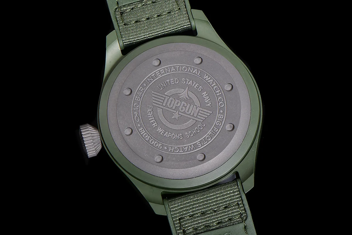 Big Pilot’s Watch 43 IW329802 Top Gun Edition Woodland am Camouflage-Armband – Bild 10