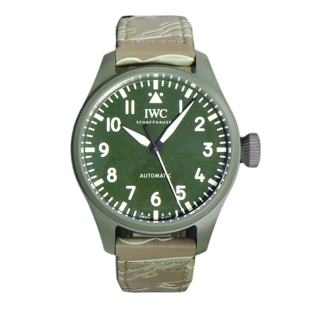 Big Pilot’s Watch 43 IW329802 Top Gun Edition Woodland am Camouflage-Armband