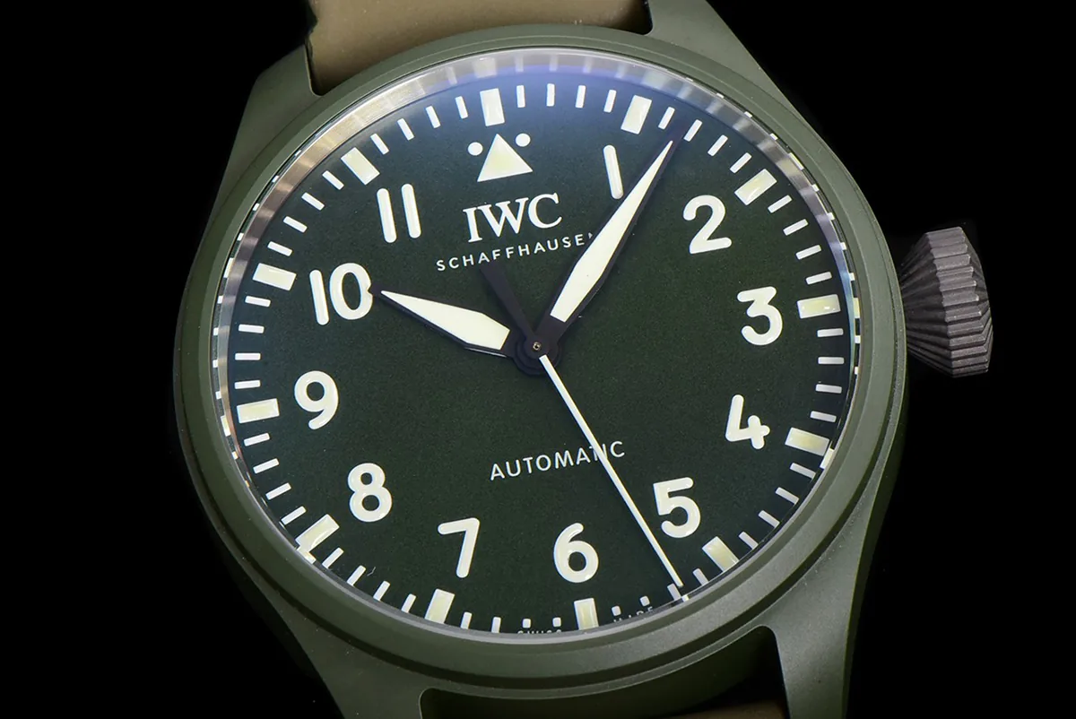 Big Pilot’s Watch 43 IW329802 Top Gun Edition Woodland am Camouflage-Armband – Bild 3