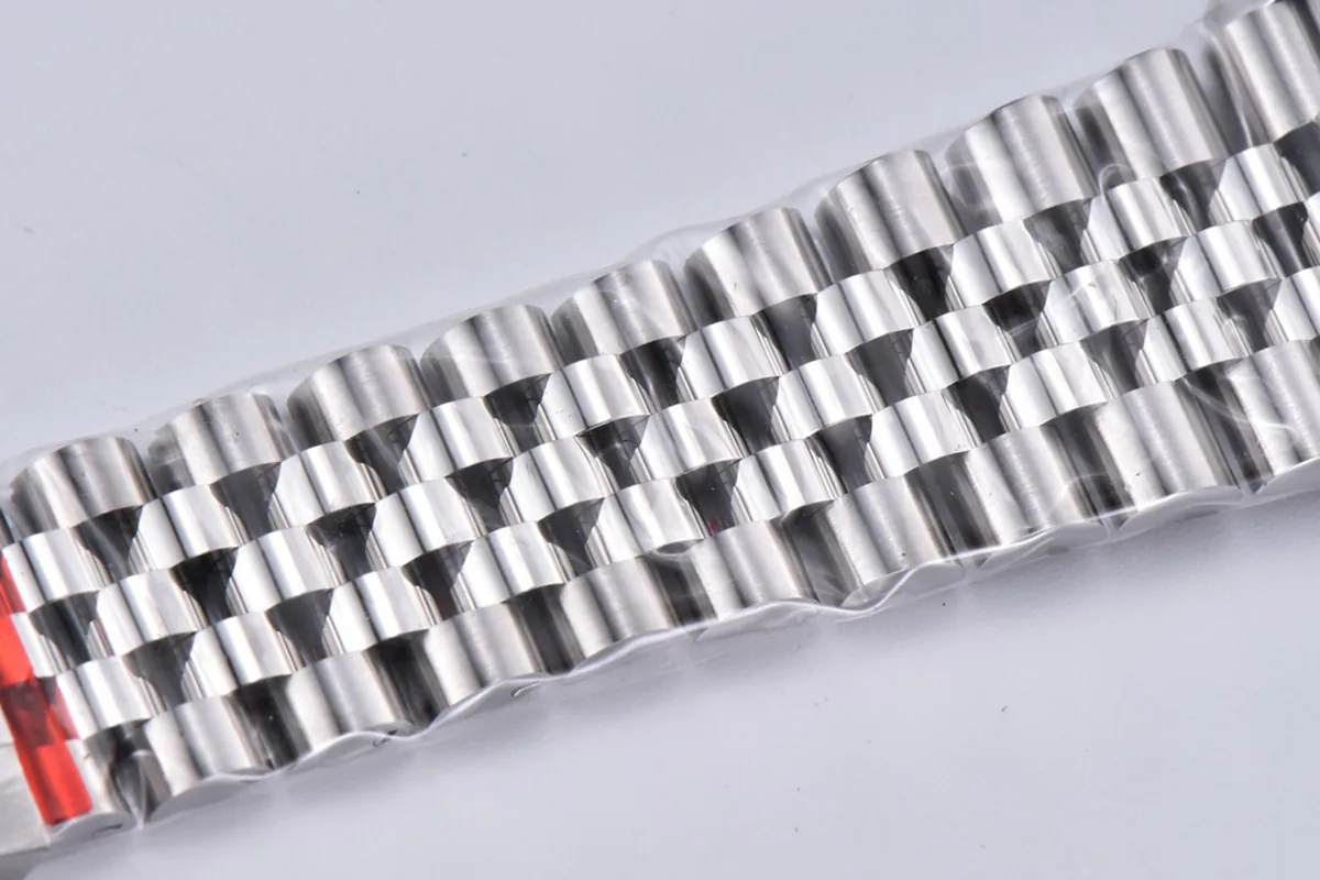 Datejust 36 126234 leuchtend blaues Zifferblatt mit Strichindizes in Stahl am Jubilé-Armband Clean Factory – Bild 10
