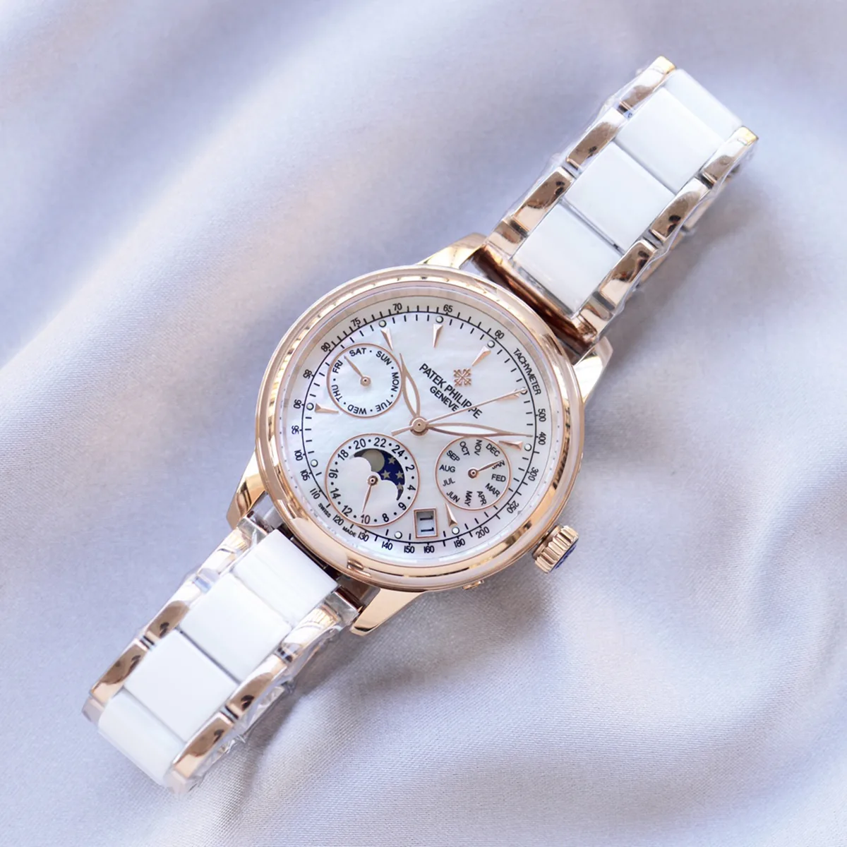 Grand Complications Ladies First calendario perpetuo con lunetta con diamanti in oro rosa - immagine 3