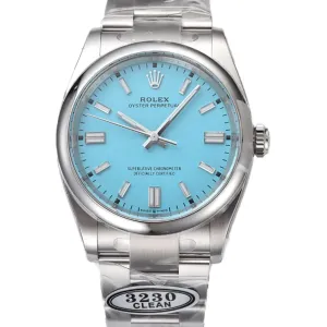 Oyster Perpetual 36mm Turquoise Blue Dial 126000