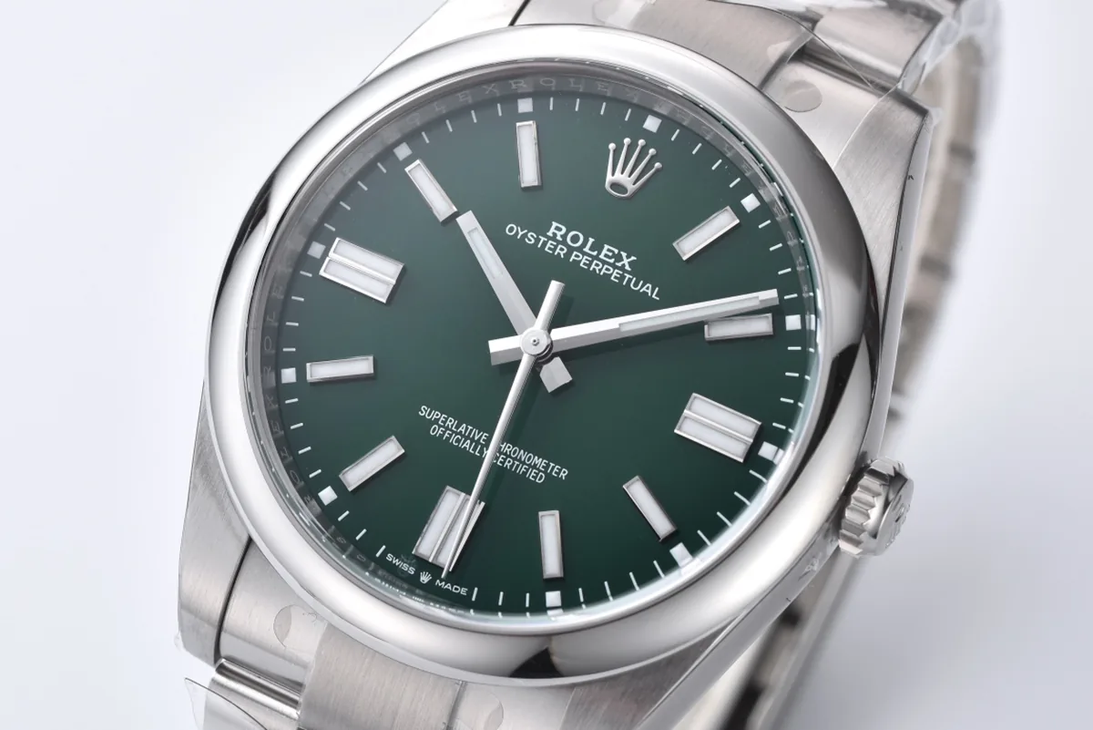 Oyster Perpetual 41mm quadrante verde 124300 - immagine 3