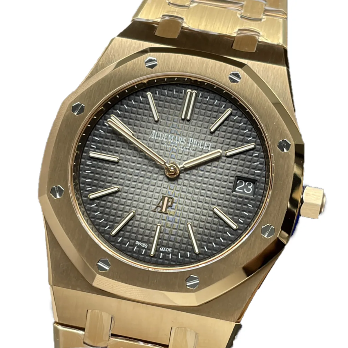 Royal Oak 16202OR 39mm cadran gris en or rose – Image 2