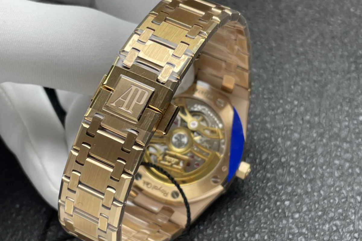 Royal Oak 16202OR 39mm cadran gris en or rose – Image 9