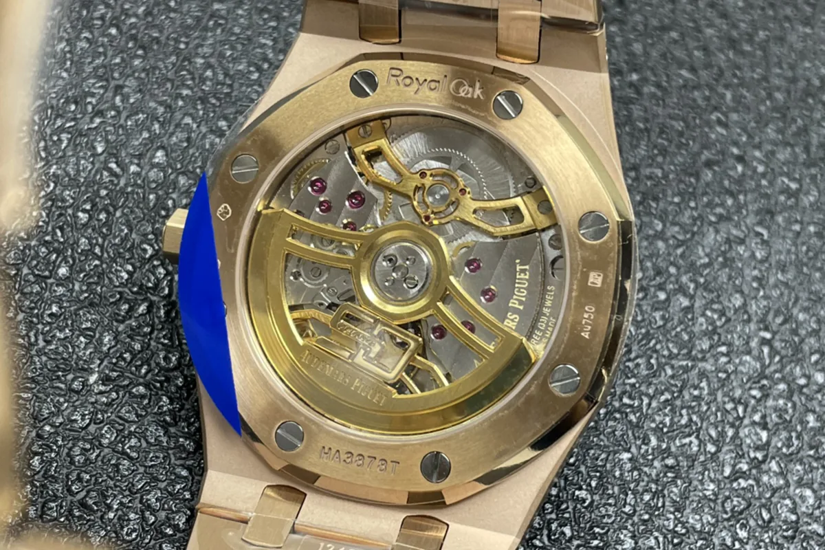 Royal Oak 16202OR 39mm cadran gris en or rose – Image 7