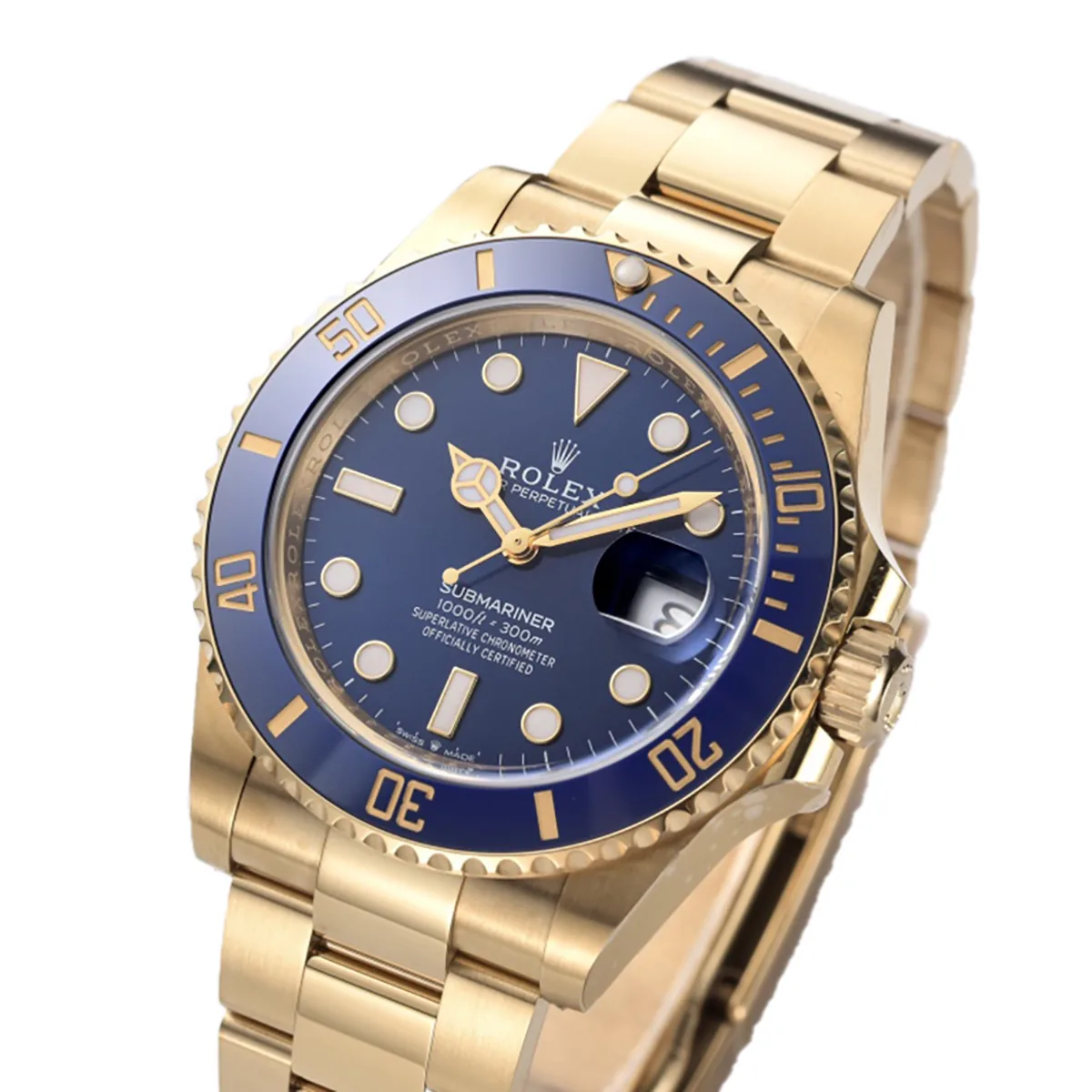 Submariner 41 126618LB cerámica azul en oro amarillo - Imagen 2