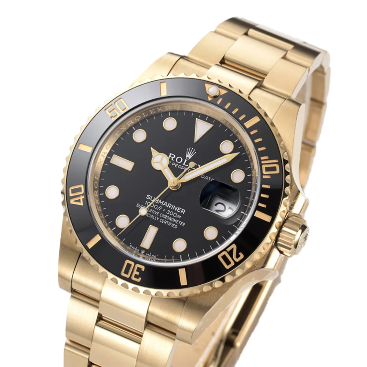 Submariner 41 126618LN cerámica negra en oro amarillo - Imagen 2