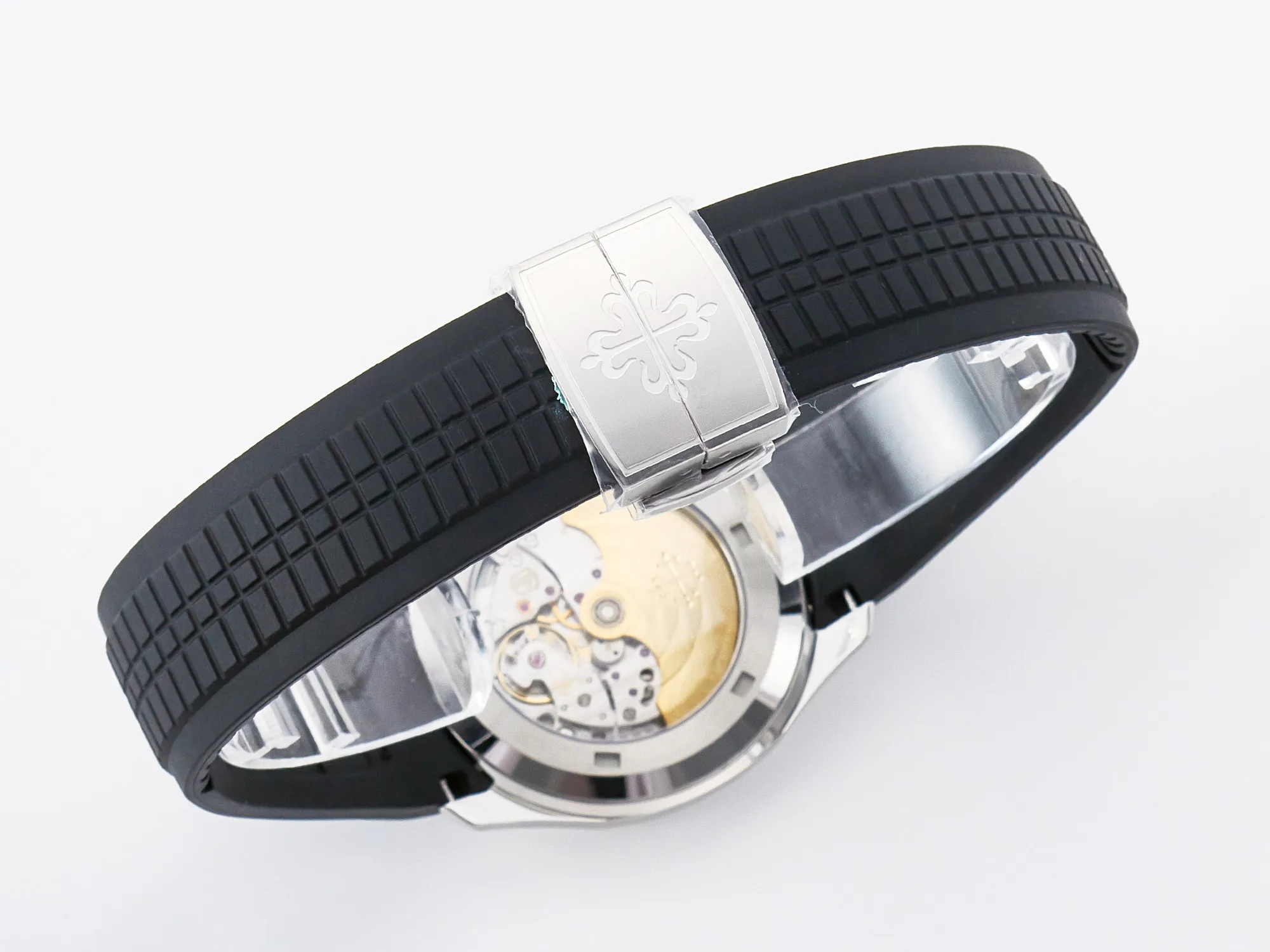 Aquanaut 5167 40mm SS 3KF 1:1 Best Edition quadrante nero su cinturino in gomma nero A330 Super Clone V3 - immagine 26