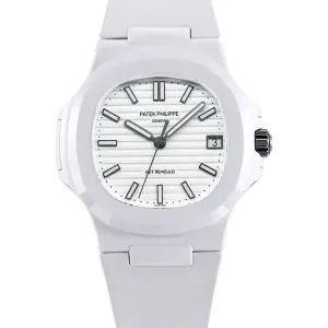 AET Nautilus 5711 White Dial White Ceramic