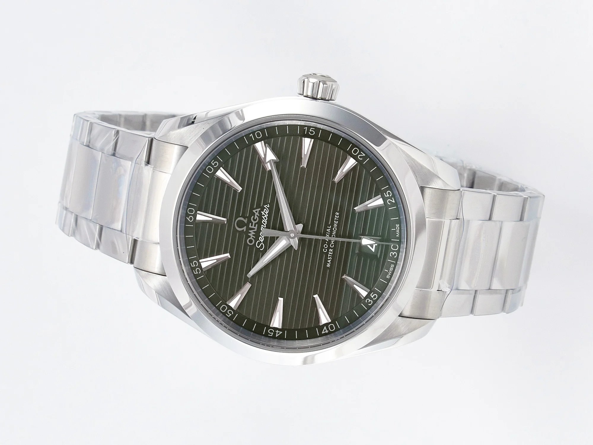 Aqua Terra 150m 41mm VSF 1:1 Best Edition Green Dial on SS Bracelet A8900 Super Clone